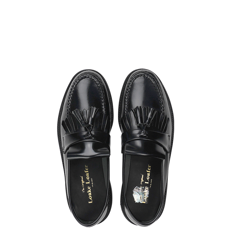 LOAKE Мужские лоферы низкие черно-бордовые, цвет Burgundy — фото 4