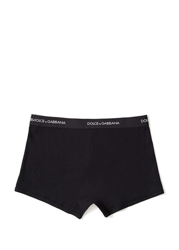 Черные мужские боксеры с логотипом Dolce&Gabbana — фото 2