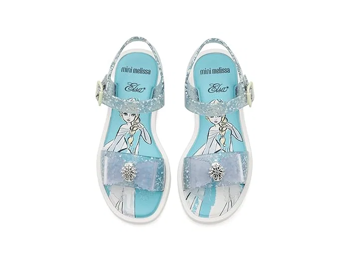 Сандалии с принтом Disney Mar Sandals Mini Melissa, Beige/Glitter — фото 3