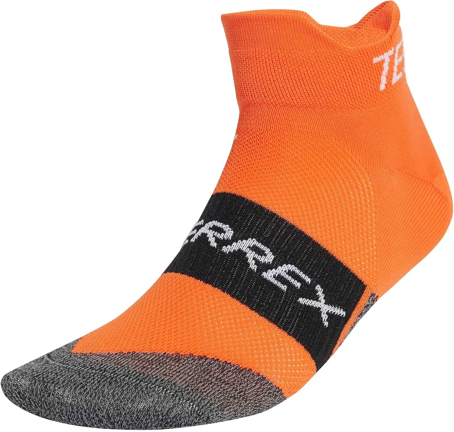 Носки Adidas Unisex Terrex HEAT.RDY разработаны для бега на высоких скоростях и с высокой производительностью, белый/оранжевый