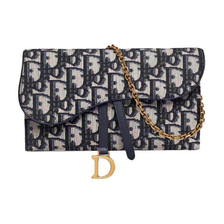 

DIOR Седловая сумка из коровьей кожи комбинированная Седловая сумка Сумка ручная наплечная Сумка через плечо Женский бумажник джинсовый синий