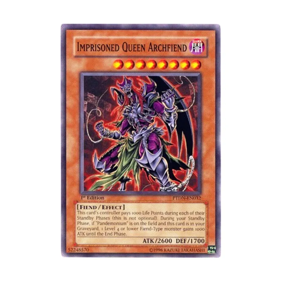 

CCG Заключенная королева-архидьявол (обычный), Yu-Gi-Oh - Phantom Darkness - Singles