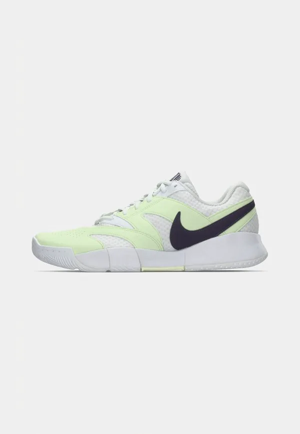 Теннисные кроссовки court lite 4 hc all-court Nike Performance, White/Dark Raisin/Volt Tint — фото 2