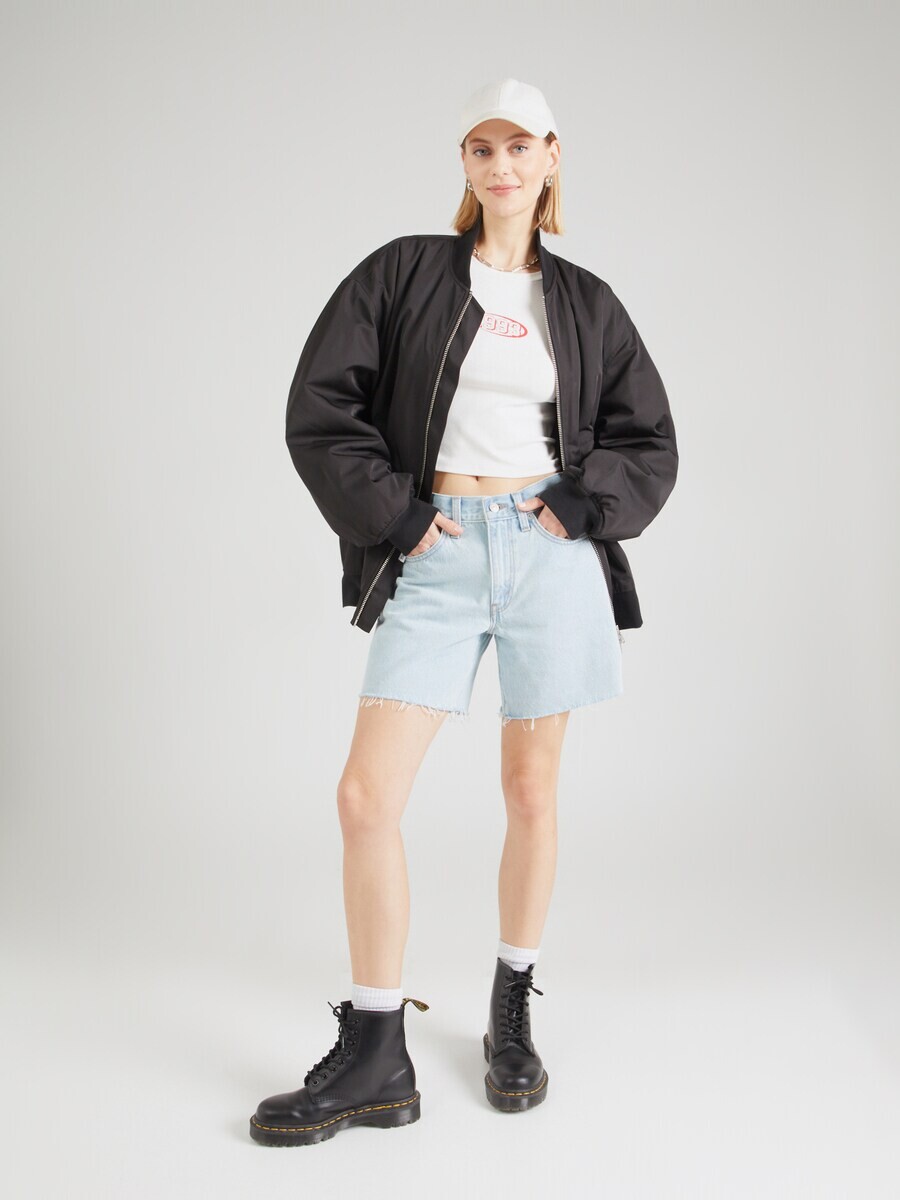 Джинсовые шорты LEVI'S  Loose fit Jeans MISTER TWISTER, светло-синий — фото 4