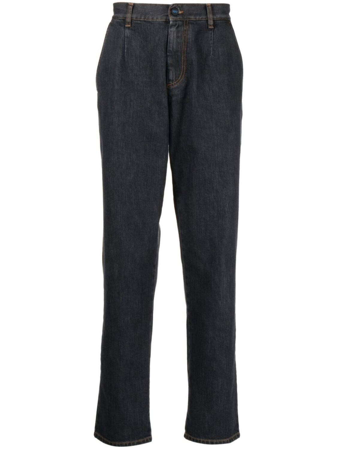 

Kiton зауженные джинсы с карманами, синий