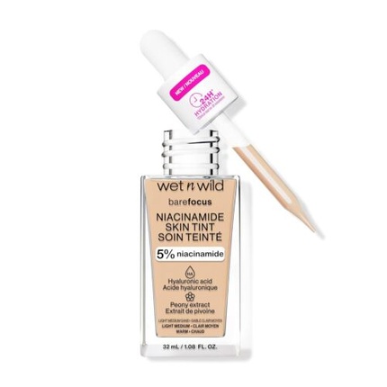 

Wet n Wild Bare Focus Niacinamide Skin Tint Light Medium Sand Wet 'N' Wild