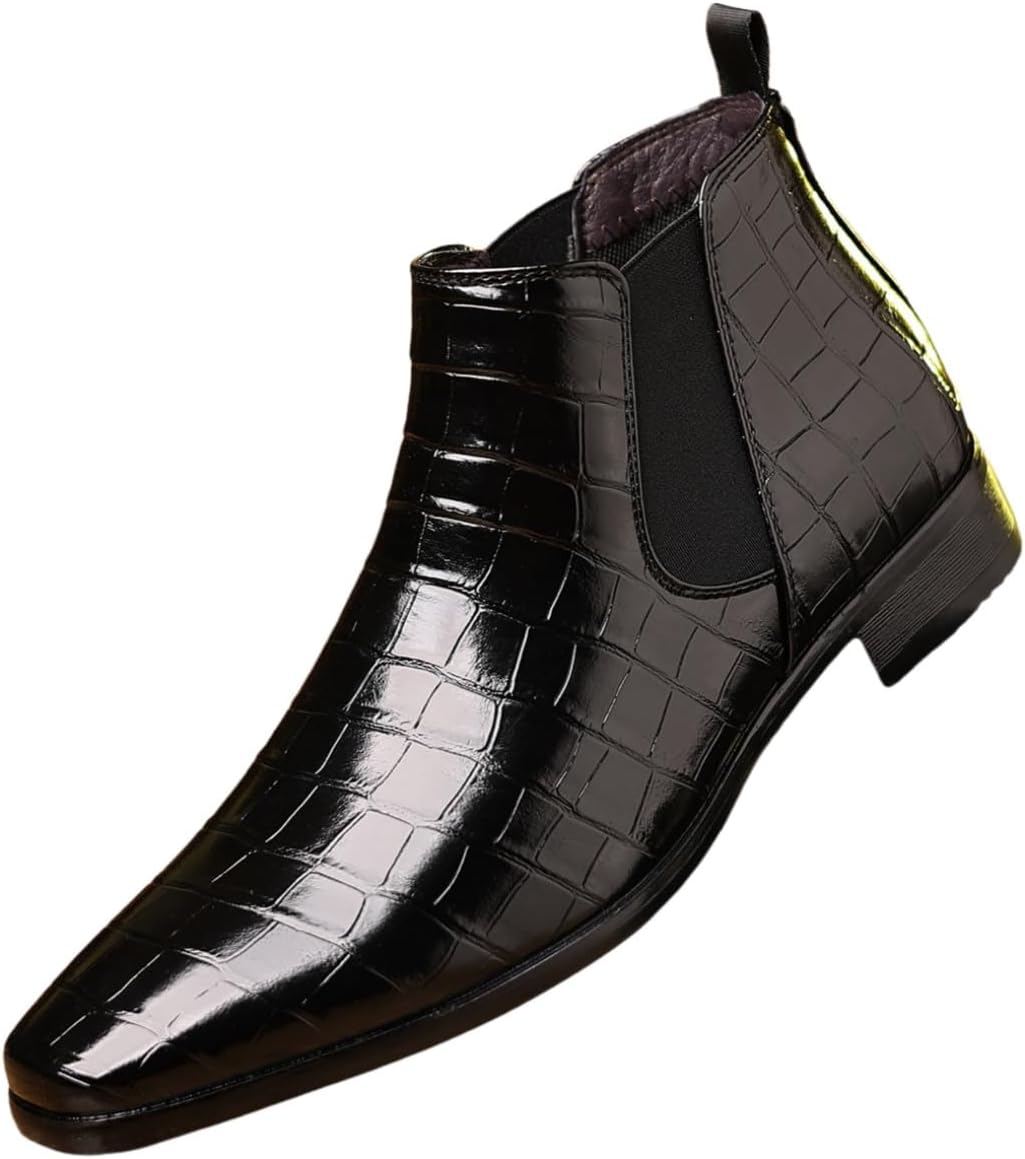 

Мужские винтажные кожаные ботинки Clolinde большого размера, однотонный дизайн, противоскользящие и стойкие, подходят для работы, активного отдыха или официальных мероприятий, черный