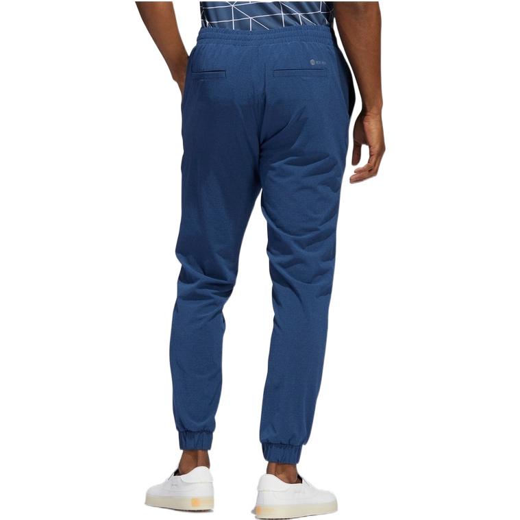 Повседневные брюки Men's adidas Solid Color Slim Fit Bundle Feet Athleisure Casual Sports Pants Blue HG3670 — фото 3