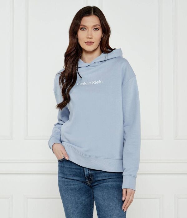 

Толстовка женская Calvin Klein с капюшоном, голубой