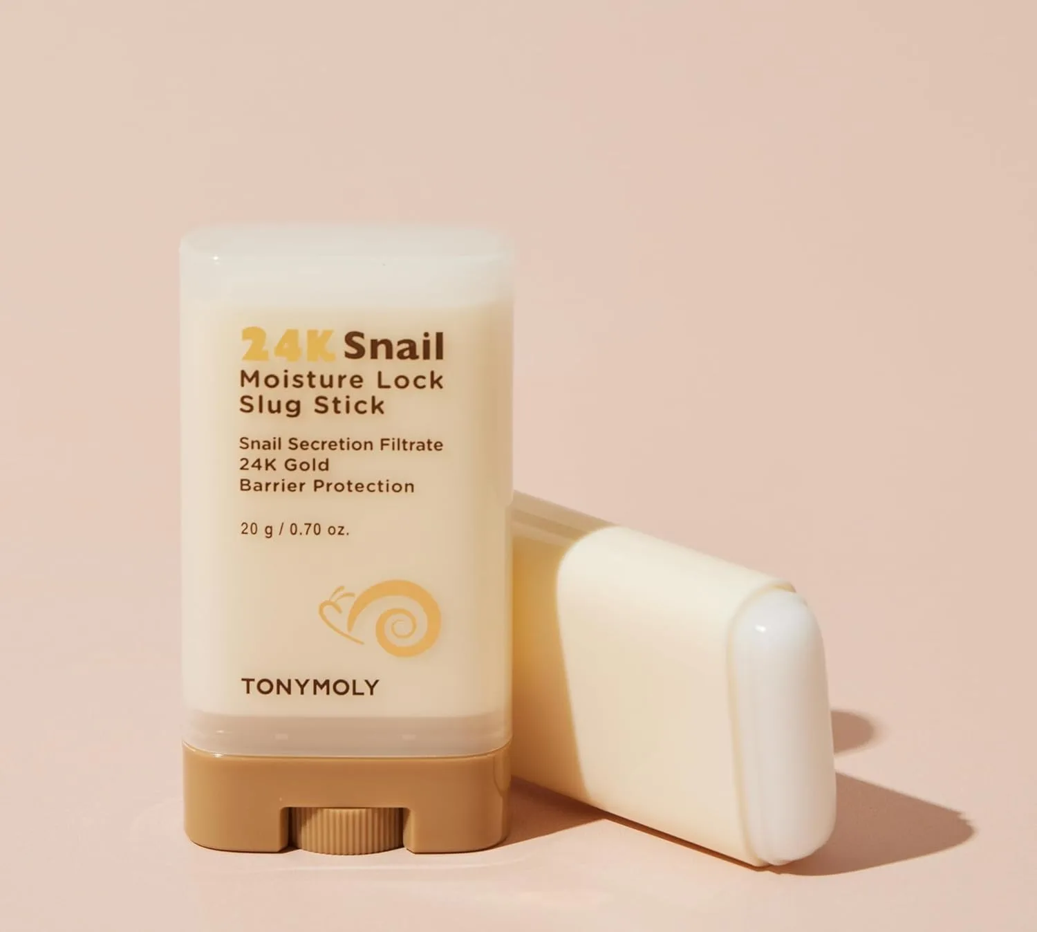 Молочко для умывания TONYMOLY — 24K Snail Moisture Facial Stick - увлажняющий мультибальзам с муцином улитки и -каратным, 20 г — фото 4
