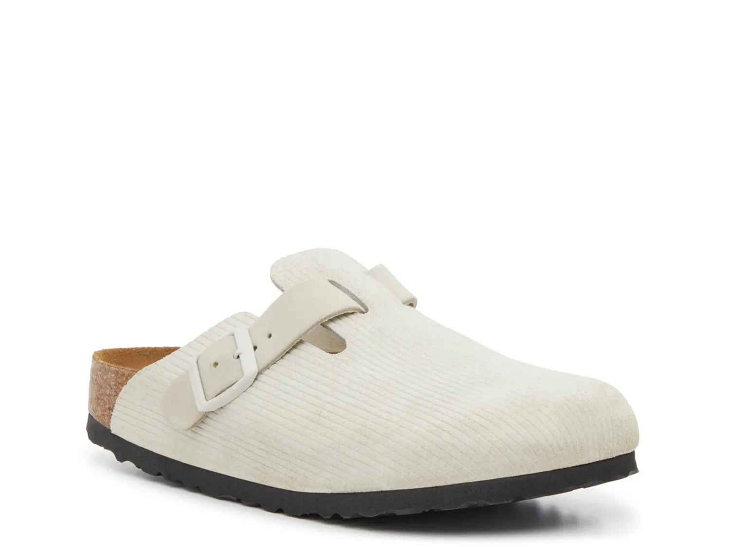 Сабо Birkenstock Boston Cord — женские, кремового цвета