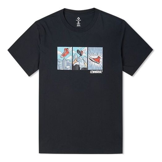 

Футболка comic chuck tee 'black' Converse, черный
