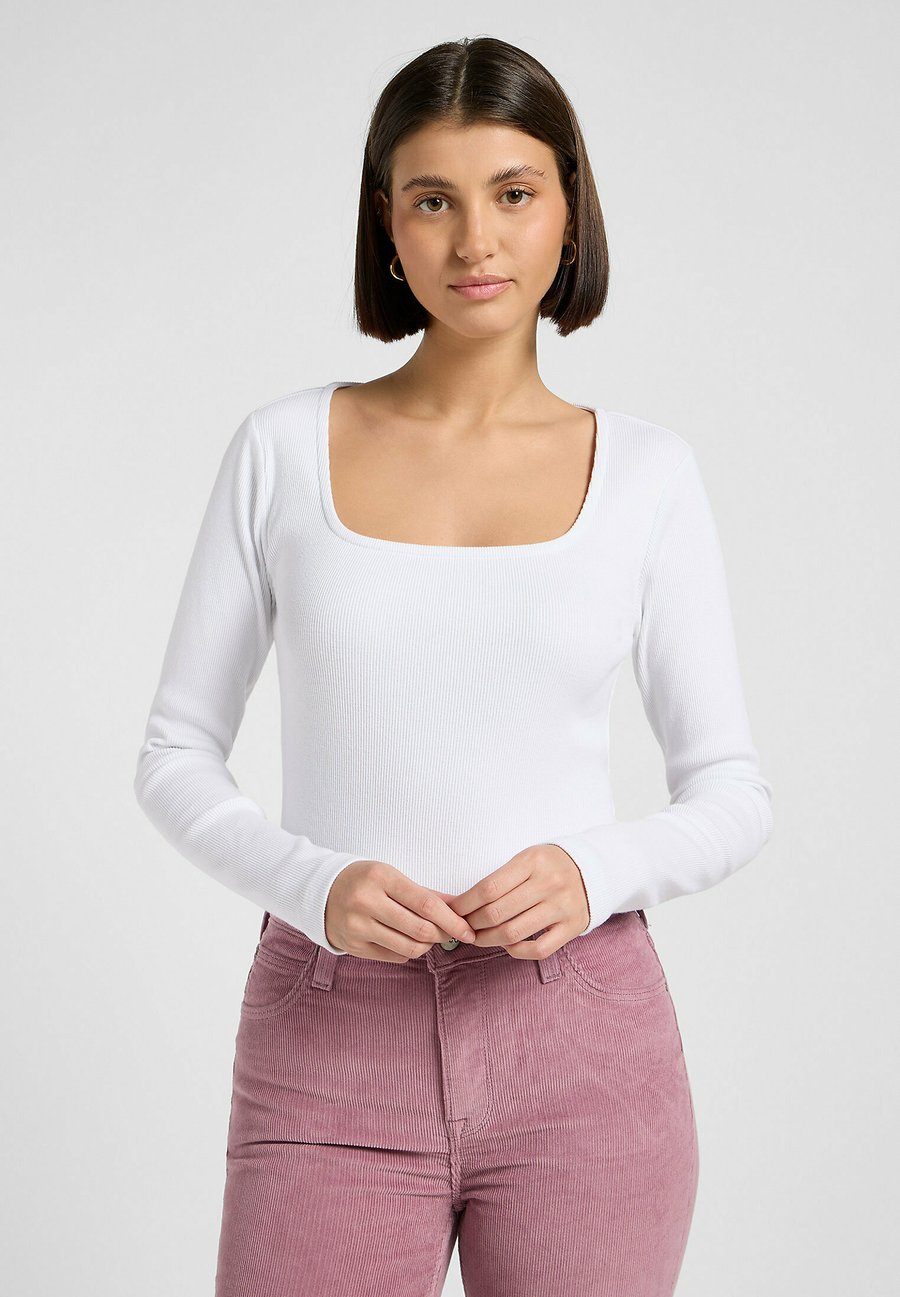 

Топ Lee SQUARE NECK SLIM FIT, Bright White/Off-White