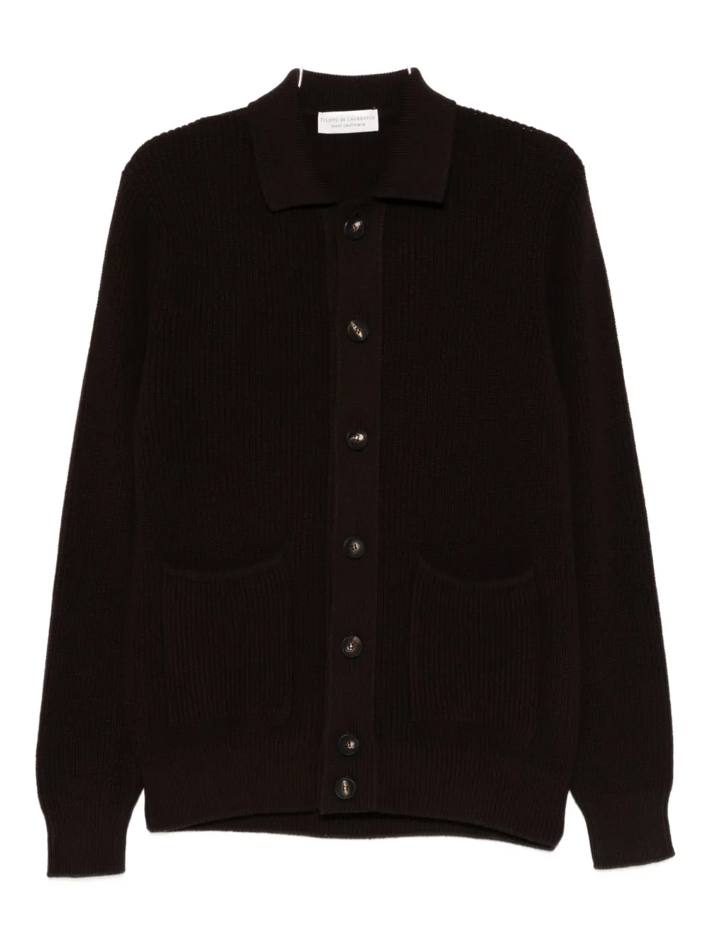

Кардиган на пуговицах Filippo De Laurentiis, коричневый