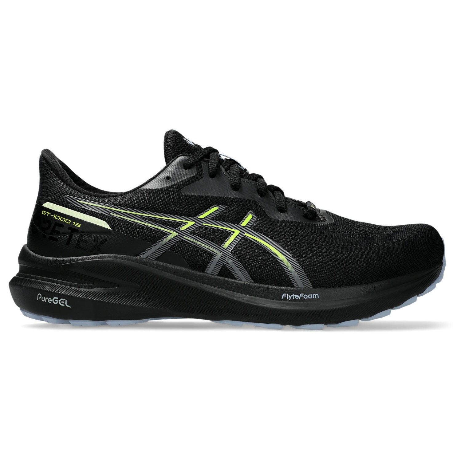 

Кроссовки Asics GT-1000 13 GTX, цвет Black/Safety Yellow