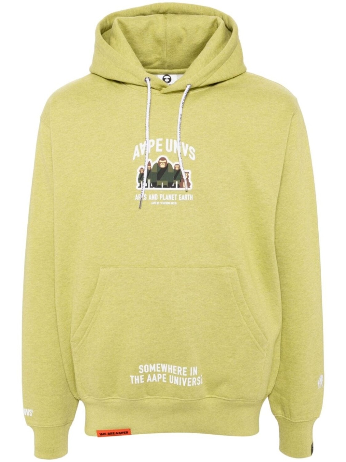 

AAPE BY *A BATHING APE худи с логотипом, зеленый