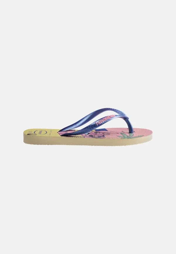 Детские тонкие сандалии disney с т-образным ремешком Havaianas, Buttercream