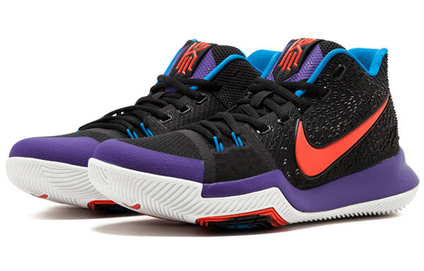 Кроссовки kyrie 3 Nike, черный — фото 2