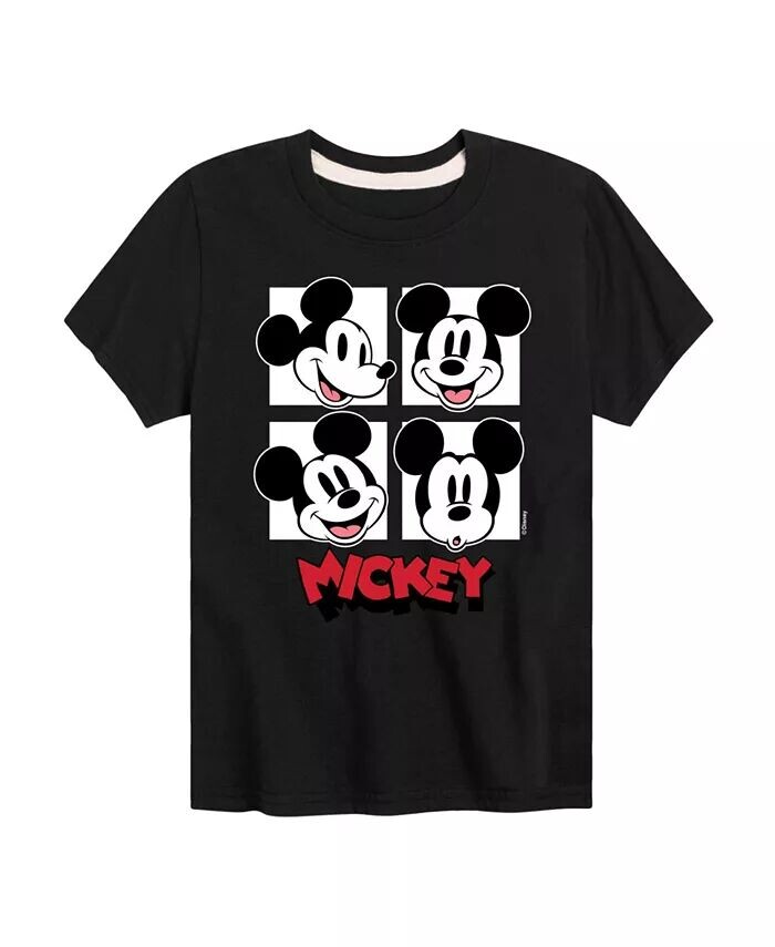 

Футболка с рисунком Микки Мауса от Big Boys Disney Hybrid, черный