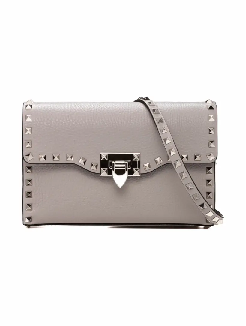 

Сумка через плечо Rockstud Valentino Garavani, серый