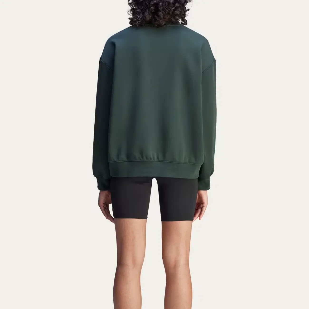 Adidas хлопковый свитшот Adidas Originals, зеленый — фото 4
