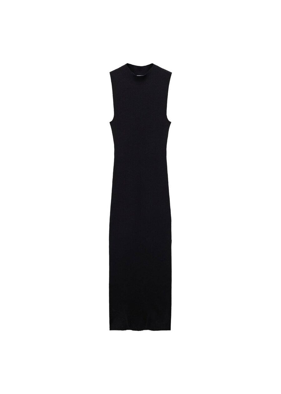 

Вязаное платье MANGO Knitted dress, черный