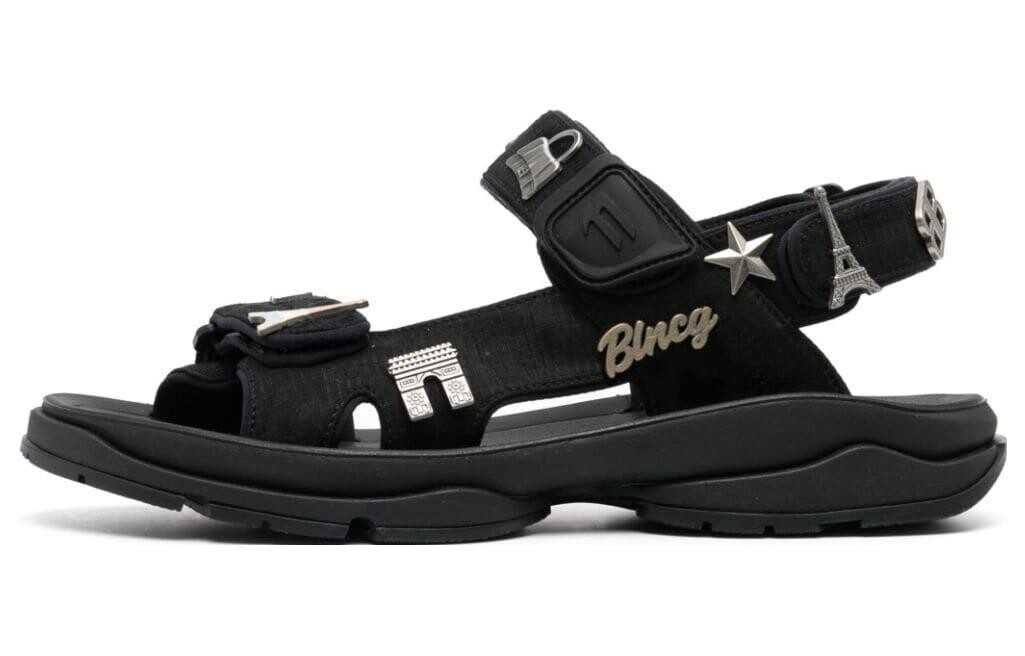 

Пляжные сандалии мужские черные Balenciaga