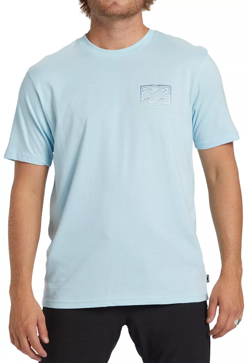 

Мужская футболка Billabong Crayon Wave, цвет Coastal
