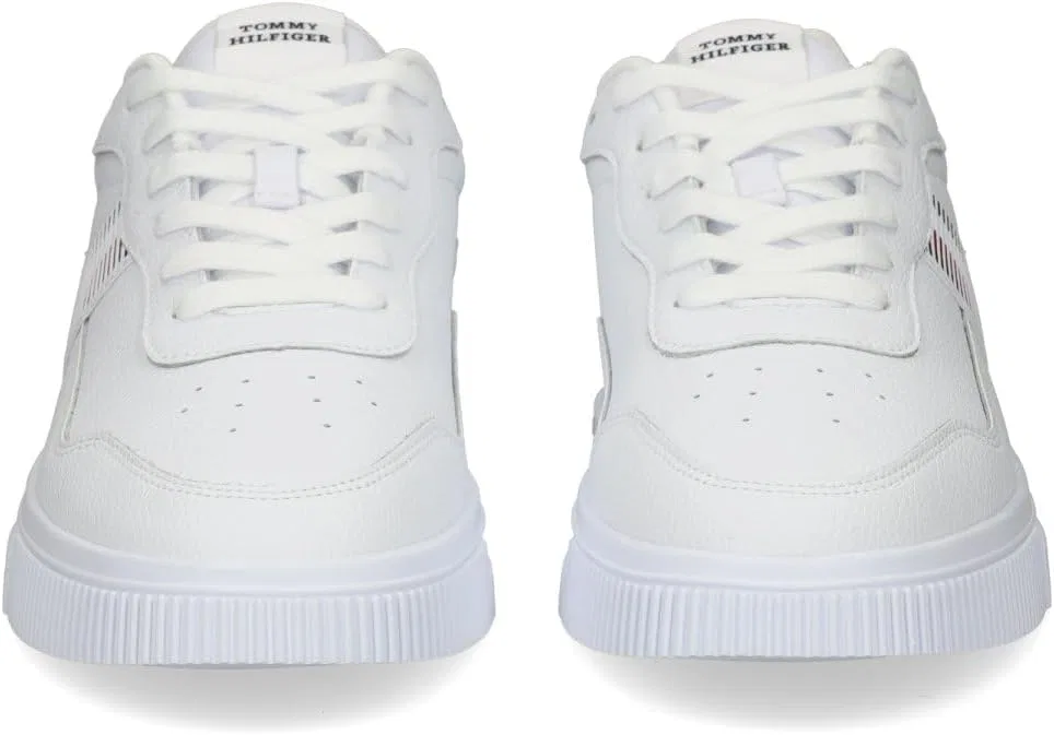 Мужские кроссовки Tommy Hilfiger Supercup Stripes Tum Trainers, Ybs White — фото 2
