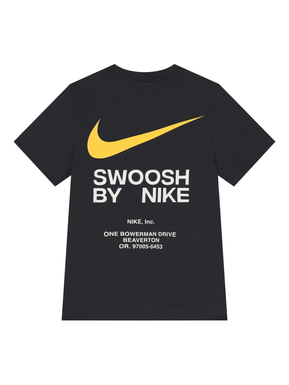 Футболка с логотипом Nike Kids, черный — фото 2