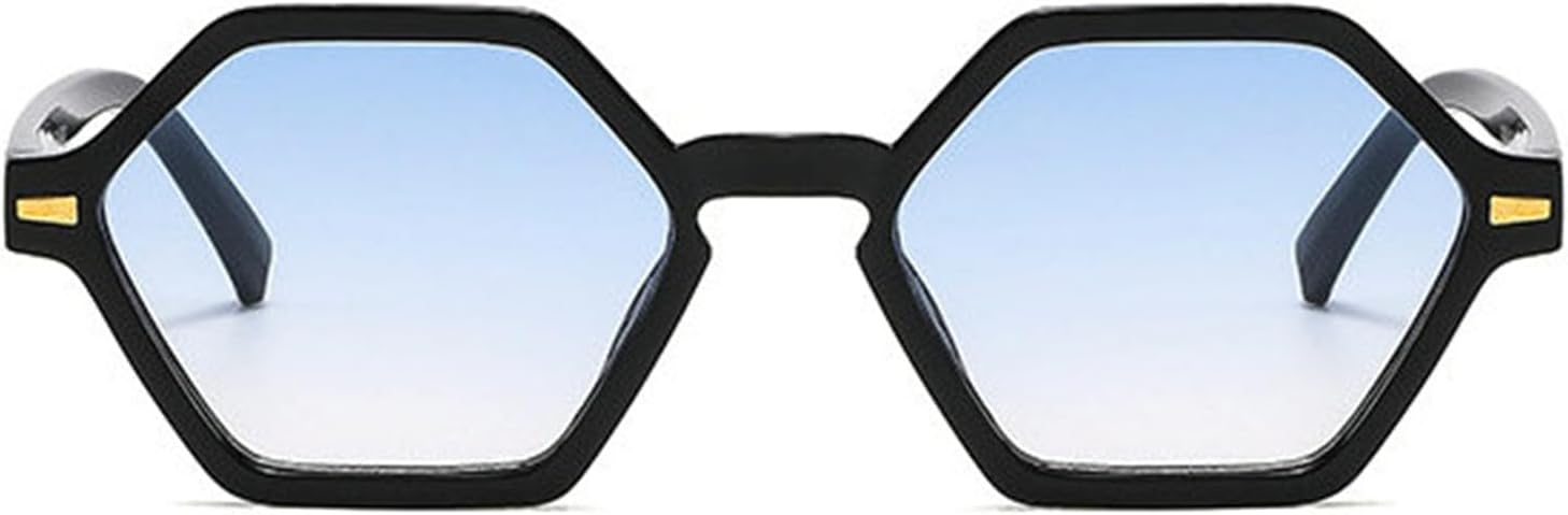 

Солнцезащитные очки Helena Retro Octagon для женщин и мужчин, маленькая оправа, модные винтажные многоугольные очки унисекс, маленькие квадратные солнцезащитные очки, C6
