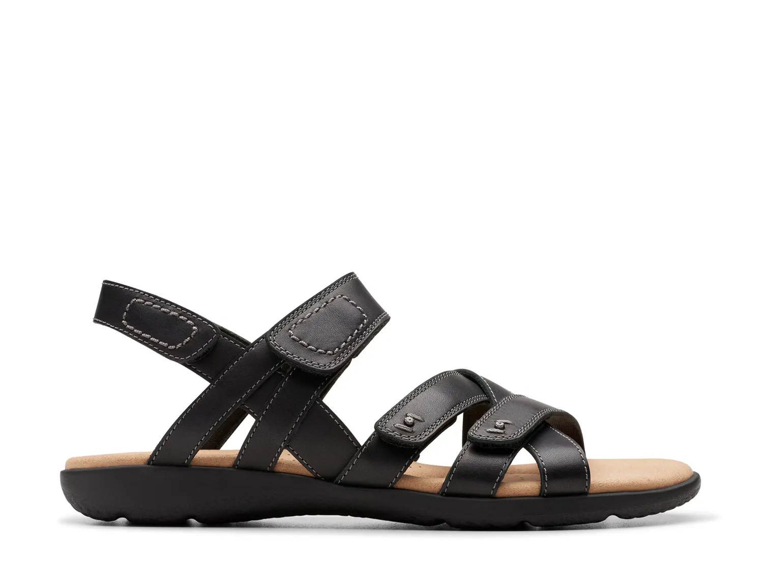 Сандалии Elizabell Gem Sandal Clarks, черный — фото 4