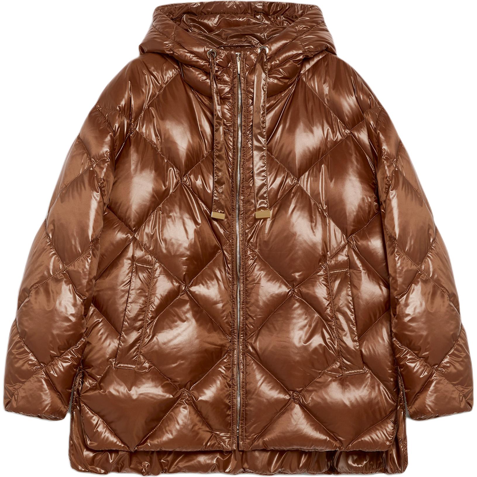 

MaxMara Утепленная куртка с капюшоном, Camel