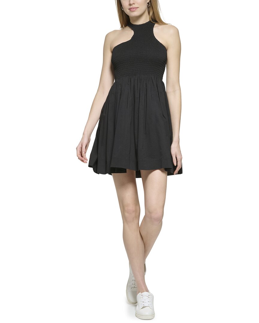 

Платье с вырезом DKNY, черный