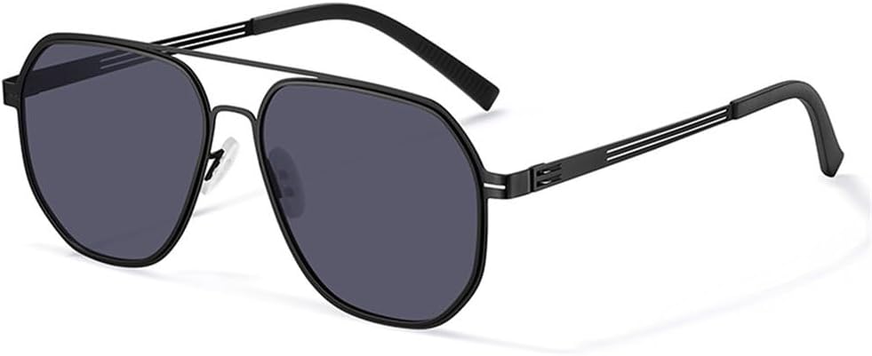 

Мужские поляризационные солнцезащитные очки для вождения, защита от ультрафиолета UV400, антибликовые люнеты De Conduite Homme Avec Vision Nocturne, очки для водителя PRSTNN, Black Dark Gray