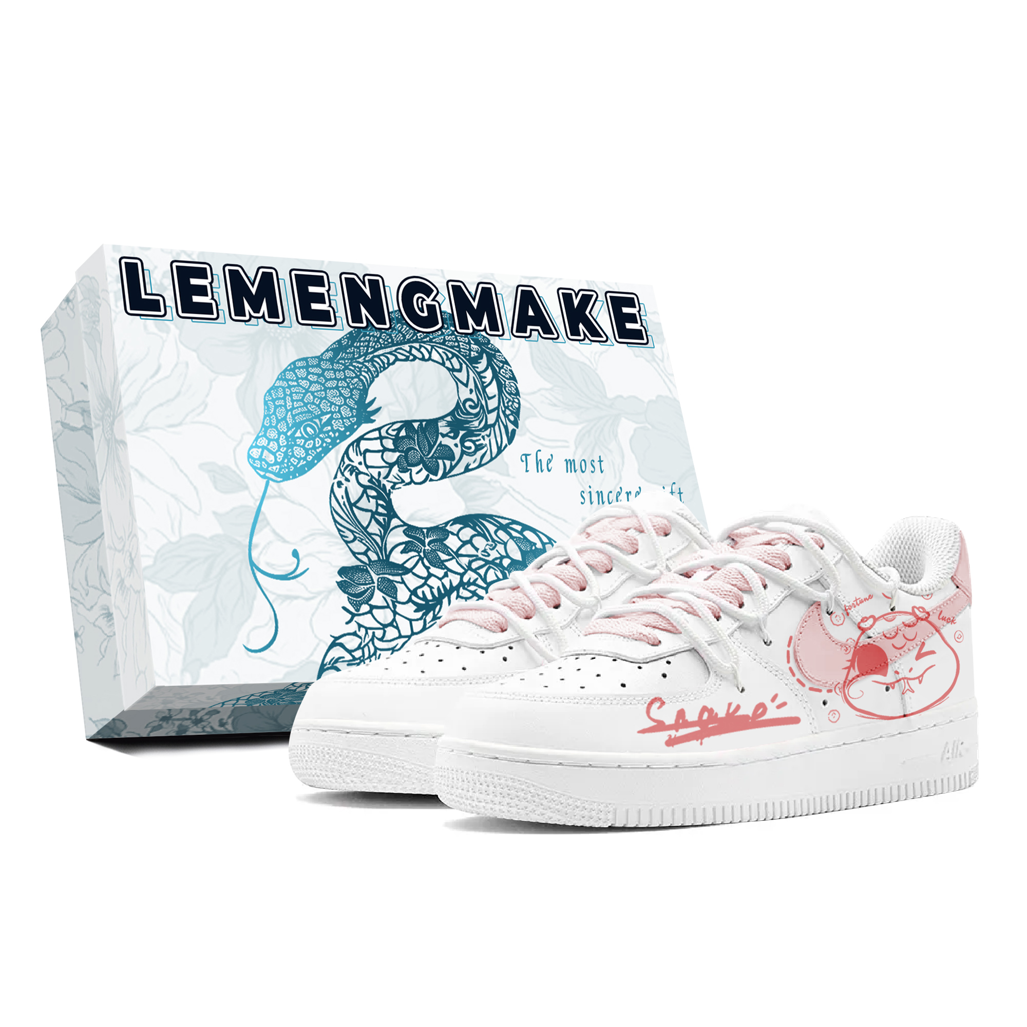 

Кроссовки Air Force 1 с антискользящей амортизацией, износостойкие, низкие, для детей и подростков Nike, белый