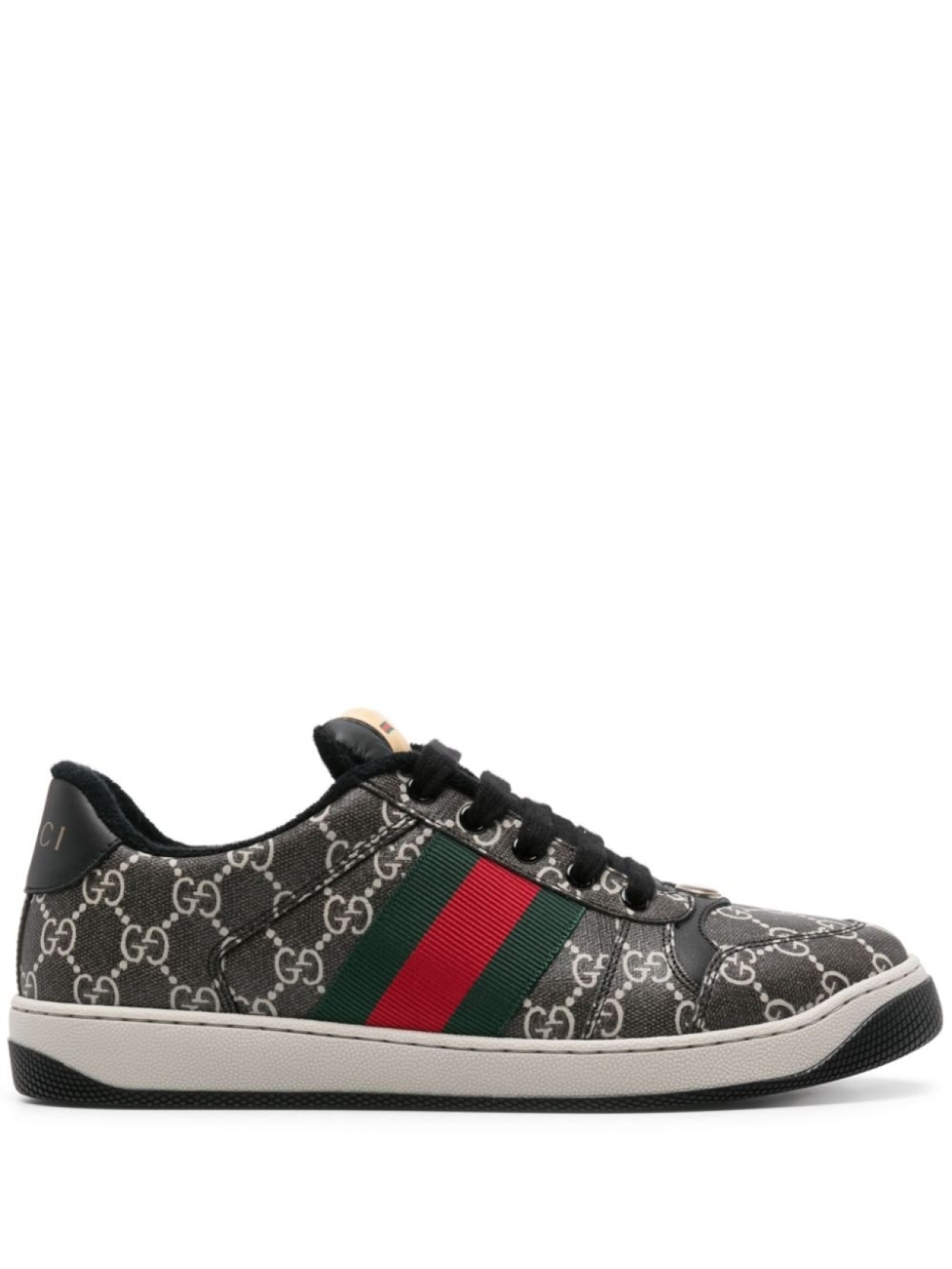 

Кроссовки Gucci Screener Lace-up, черный/мультиколор