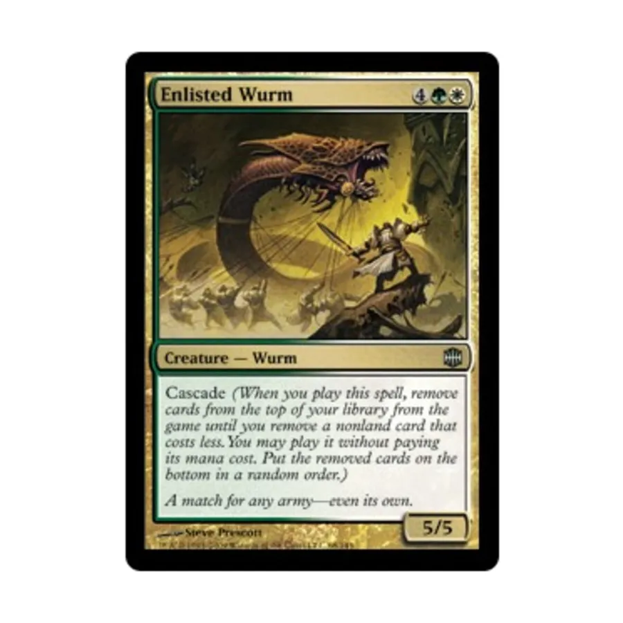 

CCG Зачисленный Вурм (U), MTG - Alara Reborn