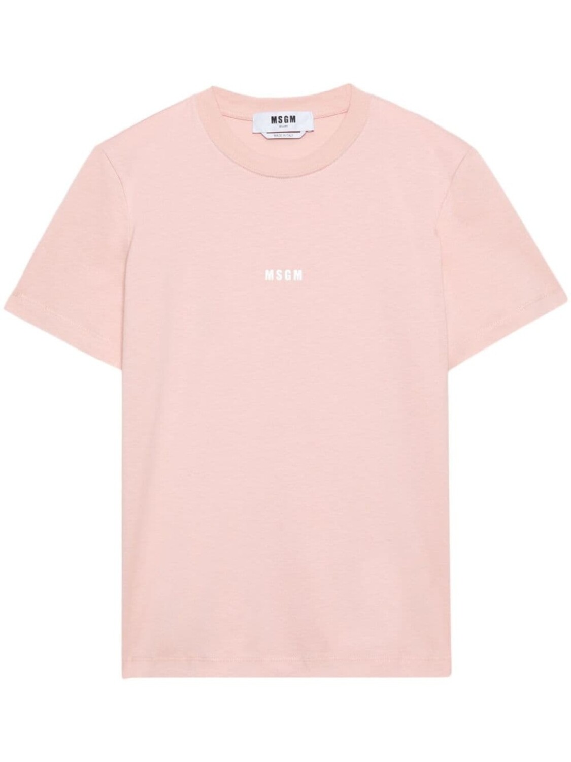 

MSGM футболка из хлопка с логотипом, розовый