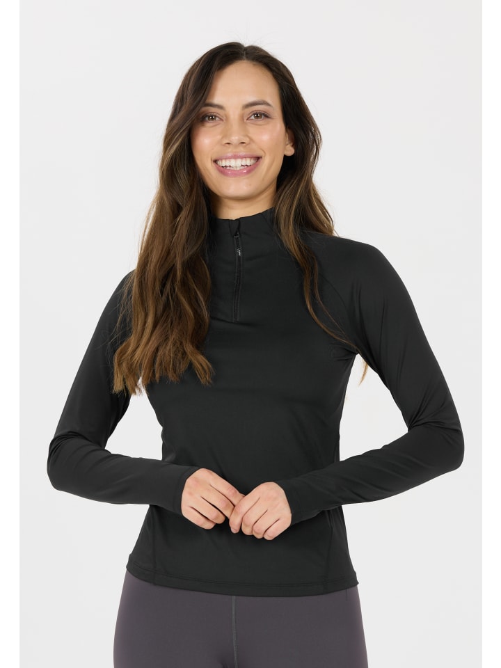 

Рубашка с длинным рукавом Athlecia, черный