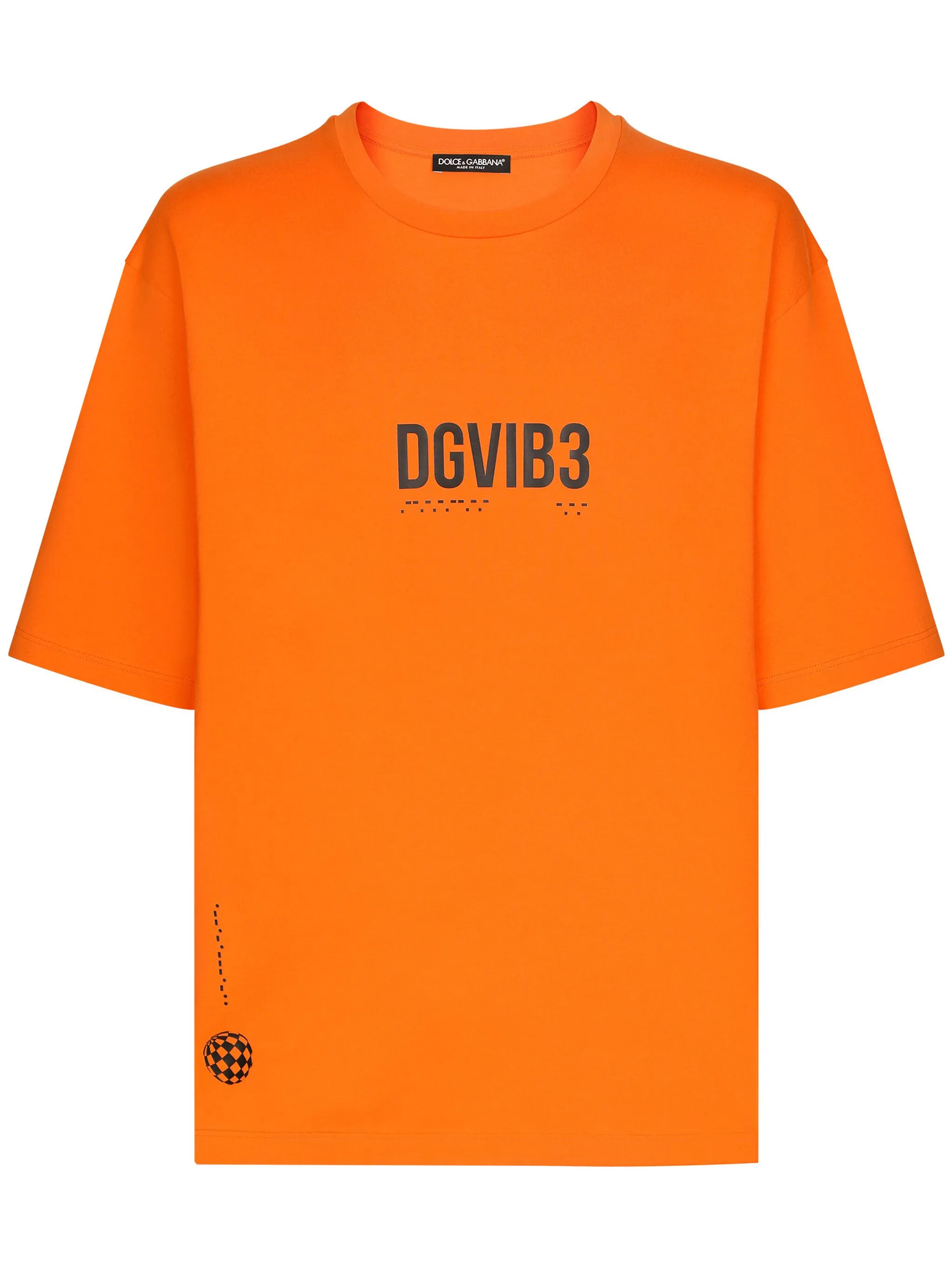 

Футболка с надписью Dolce & Gabbana Dgvib3, оранжевый