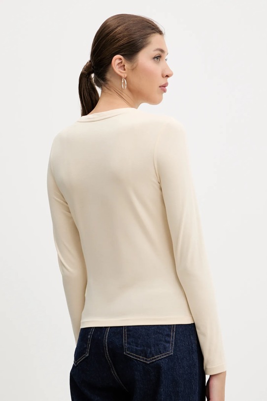 

Лонгслив Guess Jeans, бежевый