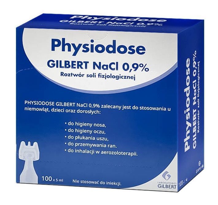 

Ампулы с раствором для ингаляций Gilbert NaCl 0,9% Płyn w Ampułkach, 100 шт