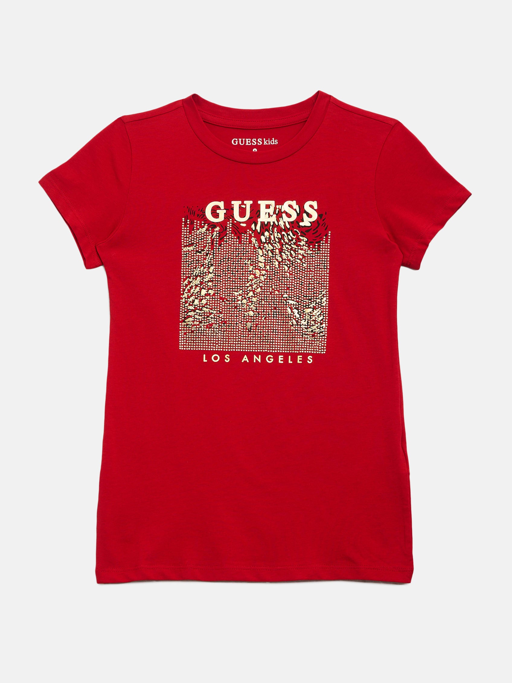 

Футболка Wendi с логотипом (7-14) Guess Factory, красный