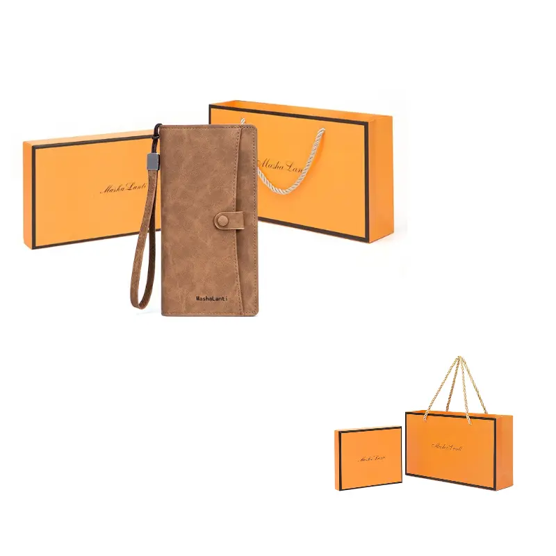 

MashaLanti Кожаный клатч для монет мужской кофейный, Coffee