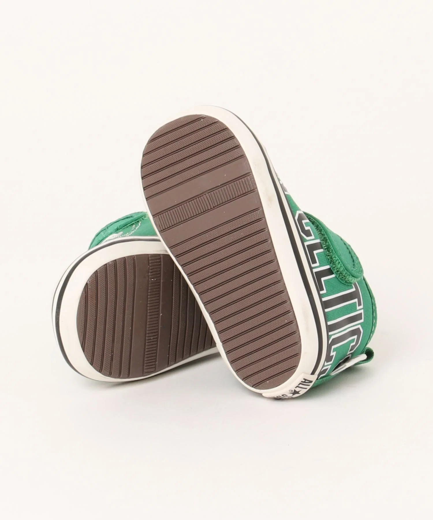 Детские кроссовки Converse BABY ALLSTAR NBA V-1 Бостон Селтикс зелёные — фото 3