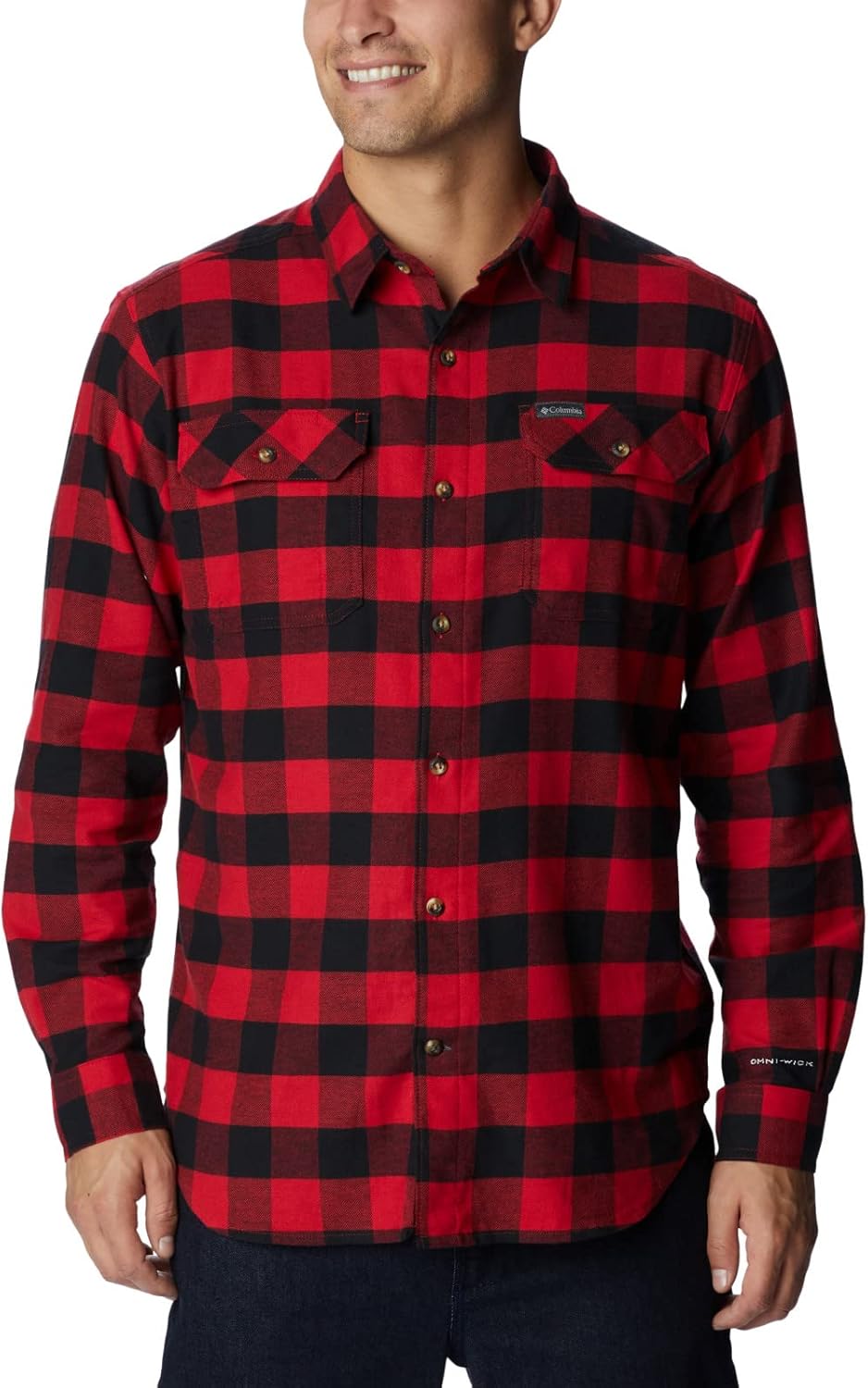 

Рубашка Columbia Mens Flare Gun Stretch Flannel, Mountain Red Twill Buffalo Check