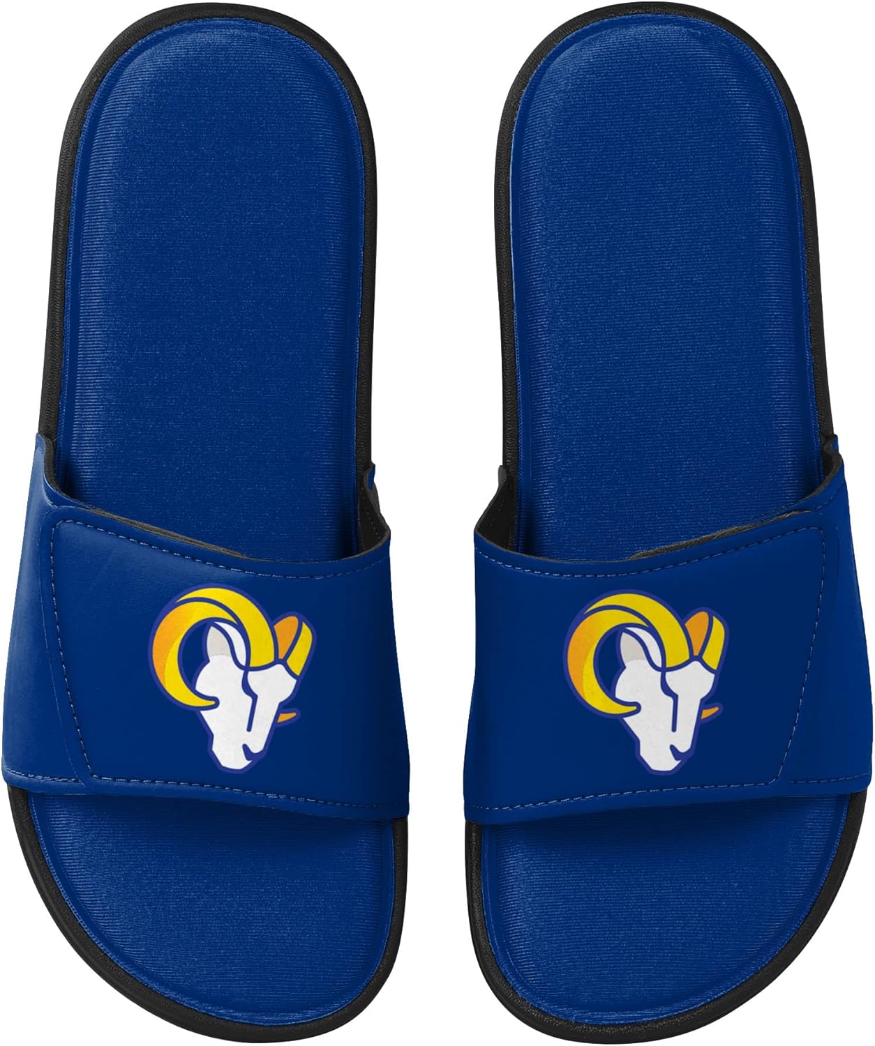 Сланцы для душа и пляжа FOCO с логотипом мужской команды NFL, 13-14 Foam Los Angeles Rams — фото 4