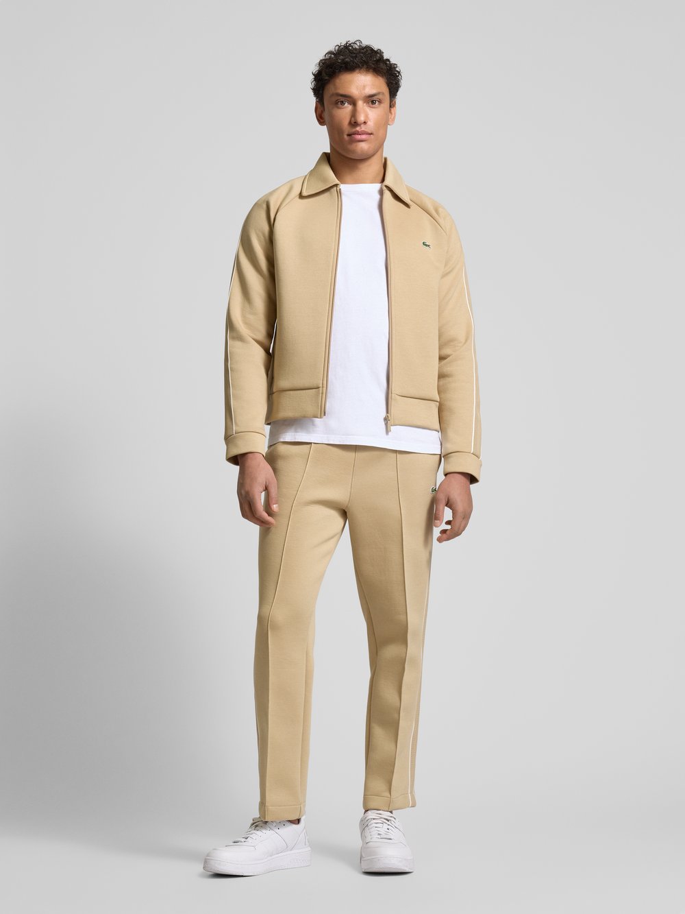 

Толстовка с логотипом Lacoste, бежевый