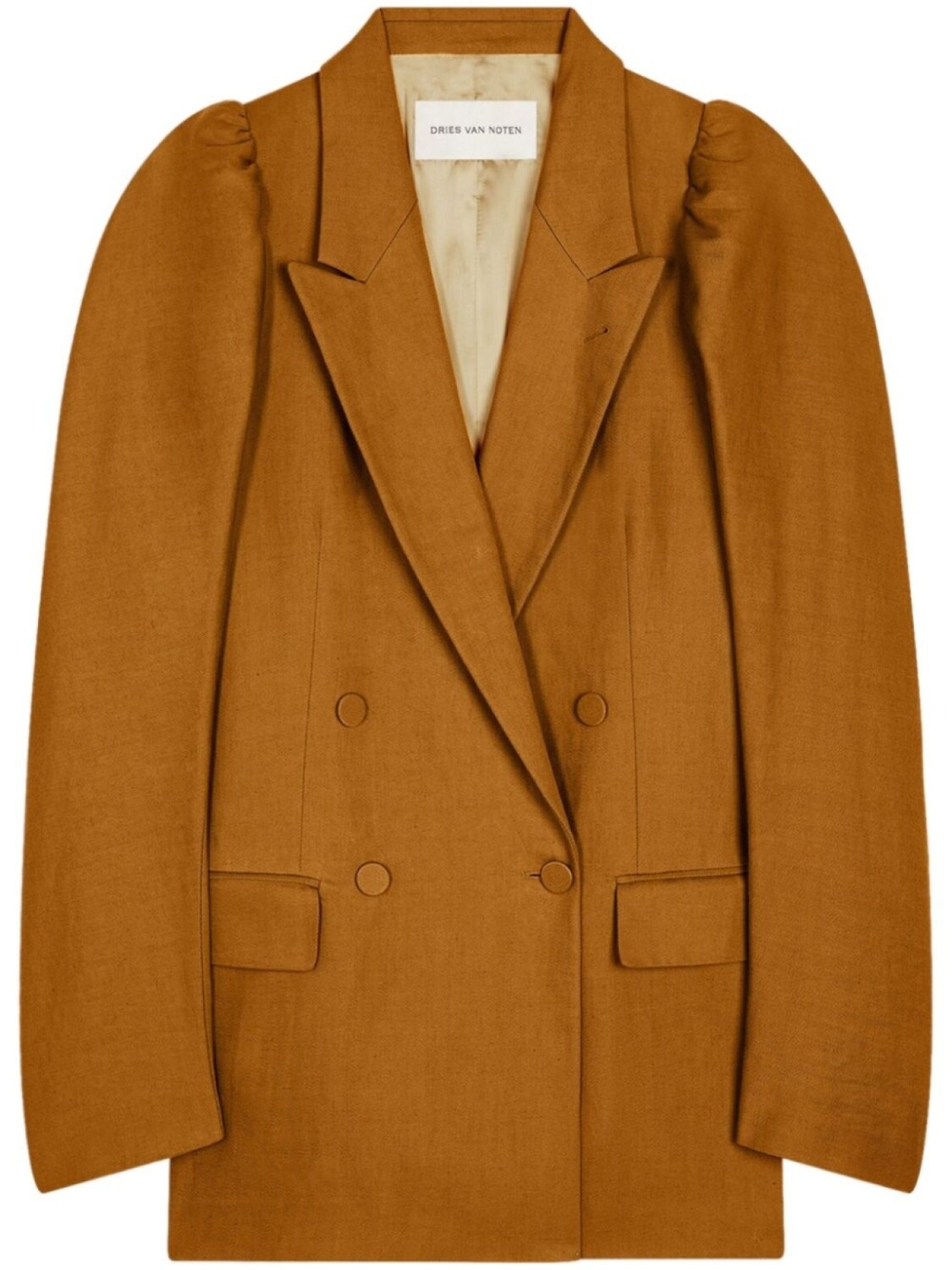 

DRIES VAN NOTEN однобортный пиджак, коричневый